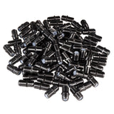 100x Maclean F-F barrel socket, transición profesional, enchufe níquel negro, MCTV-904