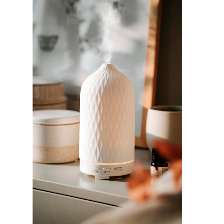 Camry CR 7970 Difusor de aroma, ultrasónico, cerámico, 100 ml, lámpara ambiental