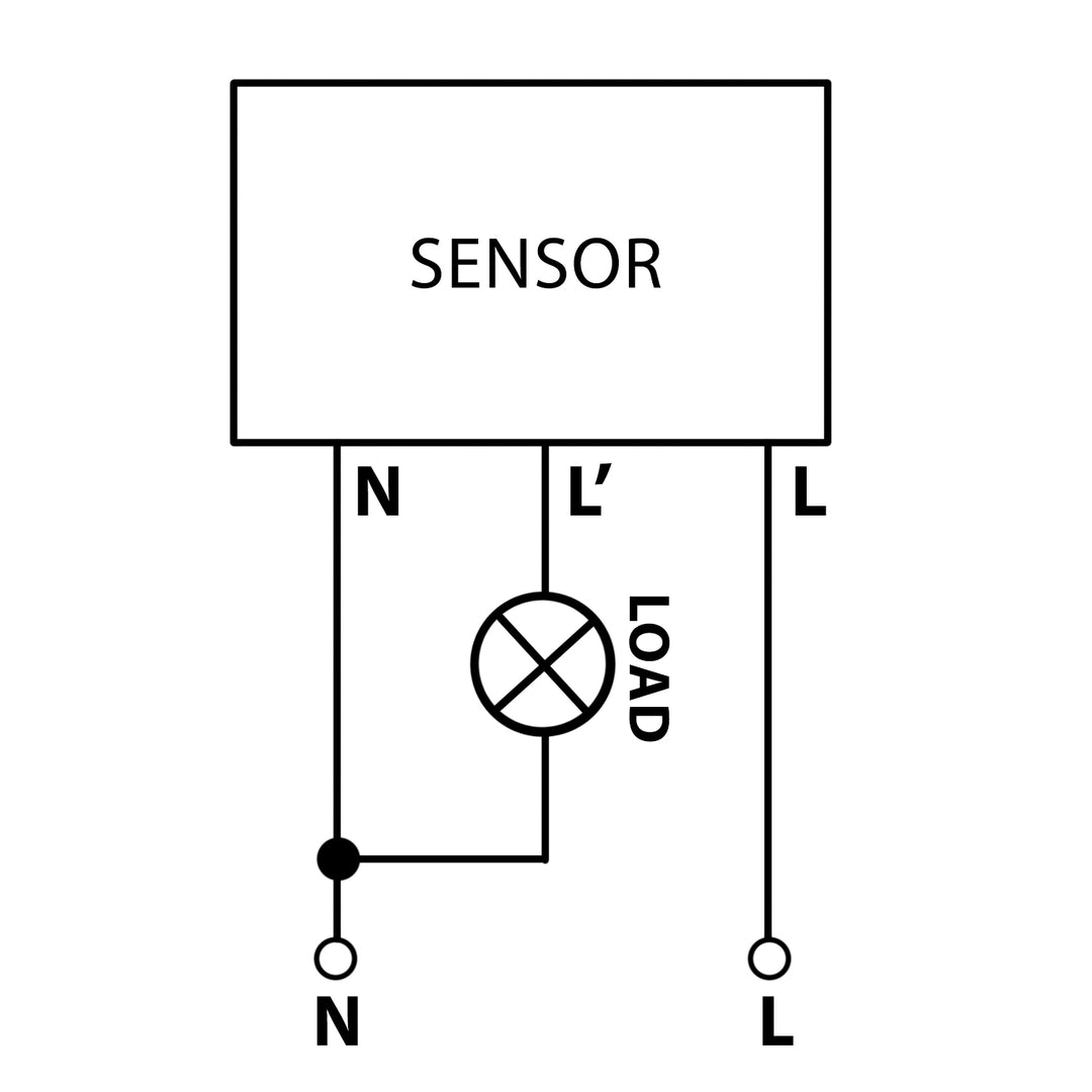 Sensor PIR de curto alcance Maclean MCE313 W, alcance de 5-6 cm, caixa incorporada, carga máx. 1200 W
