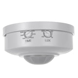 Maclean MCE314 W Detector de movimiento PIR, alcance 6 m, techo, carga máx. 1200 W, IP20