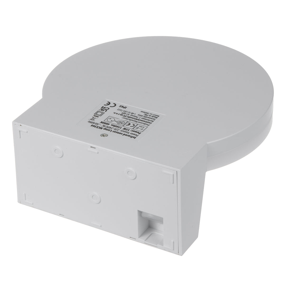 Maclean MCE344 W Luz de sensor de movimento LED, sensor de movimento PIR, branca, 15 W, IP65, 1560 lm, branco neutro (4000 K)