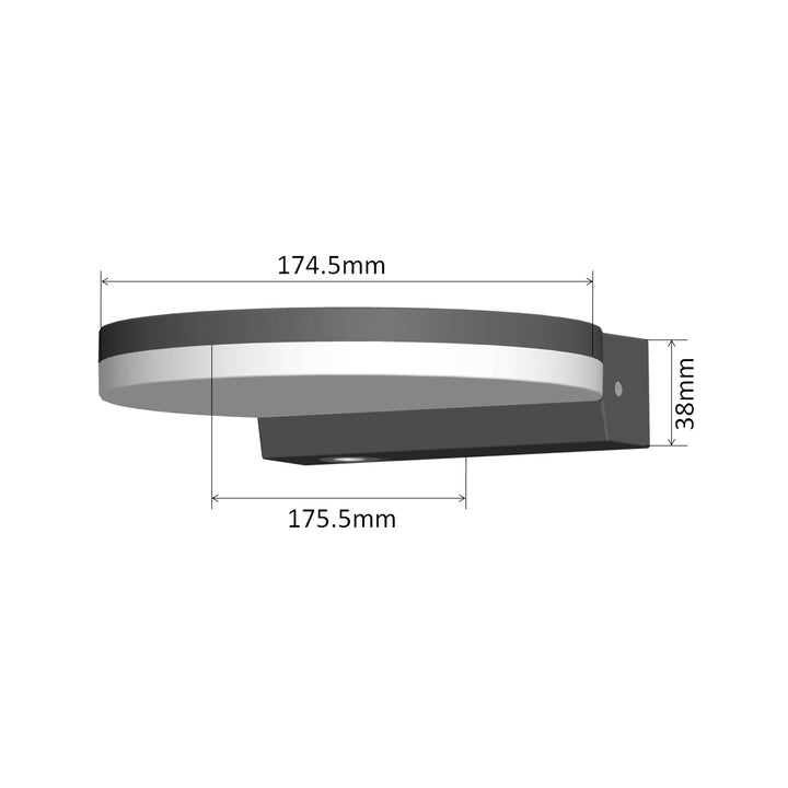 Lâmpada LED Maclean MCE346 W, branca, 15 W, IP65, 1300 lm, branco neutro (4000 K)