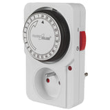 Interruptor mecânico de tempo GreenBlue GB360 E, 48 programas, carga máxima de 16 A, IP20