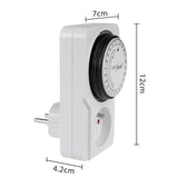 Interruptor mecânico de tempo GreenBlue GB360 E, 48 programas, carga máxima de 16 A, IP20