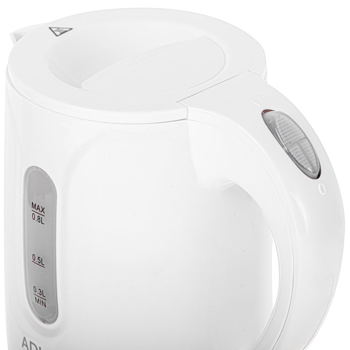 Hervidor eléctrico inalámbrico Adler, capacidad 0,8 l, potencia 850 W, AD1371