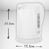 Hervidor eléctrico inalámbrico Adler, capacidad 0,8 l, potencia 850 W, AD1371