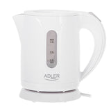 Hervidor eléctrico inalámbrico Adler, capacidad 0,8 l, potencia 850 W, AD1371