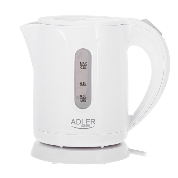 Hervidor eléctrico inalámbrico Adler, capacidad 0,8 l, potencia 850 W, AD1371