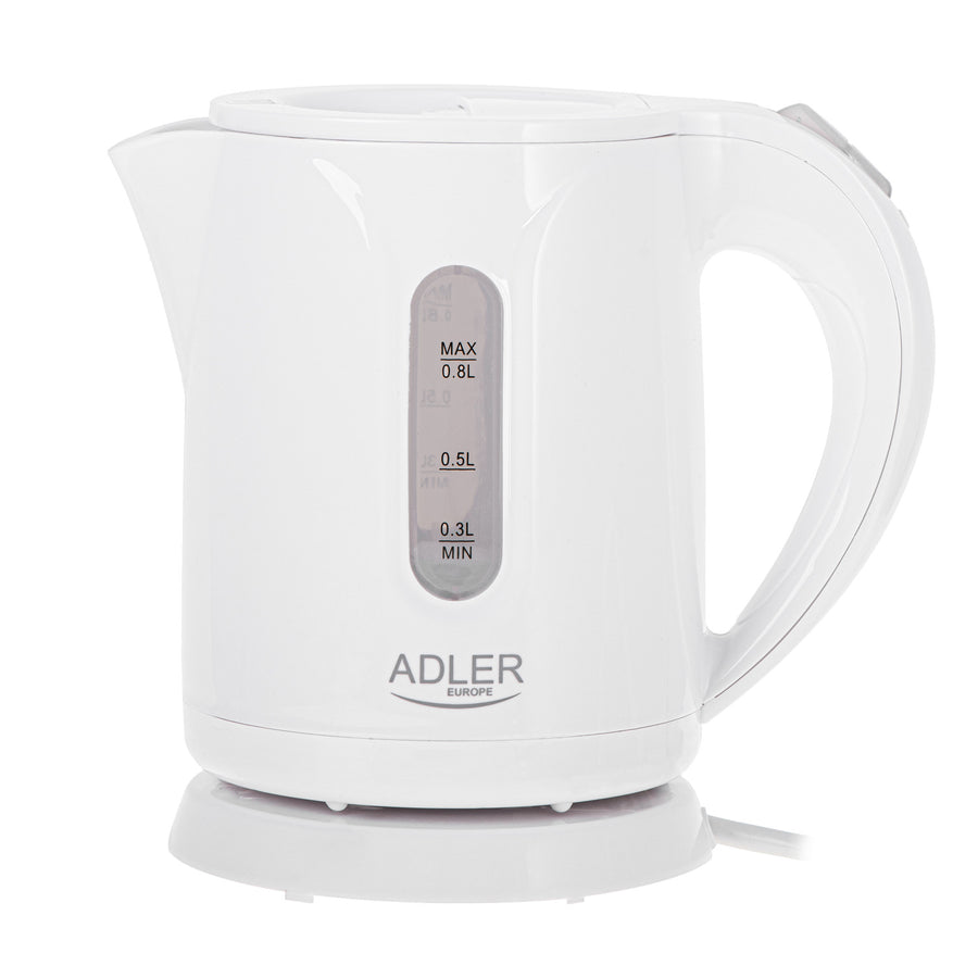 Hervidor eléctrico inalámbrico Adler, capacidad 0,8 l, potencia 850 W, AD1371
