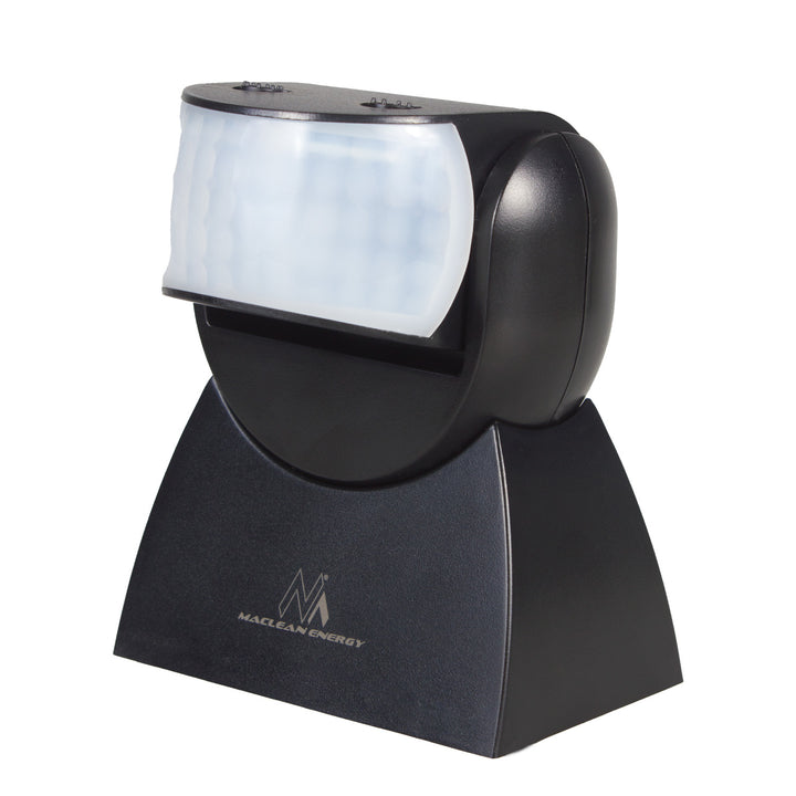 Detetor de movimento PIR Maclean MCE241 B, infravermelhos, sensor com comando à distância, máx. 1200 W (lâmpada incandescente), máx. 300 W (LED)