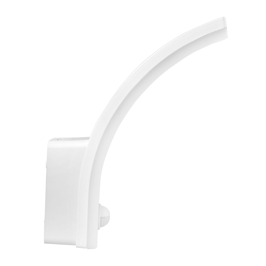 Candeeiro de parede LED Maclean MCE512 W com sensor de movimento e anoitecer, iluminação de parede interior e exterior, lâmpada de 20 W, à prova de água IP65, 2000 lm, branco neutro 4000 K