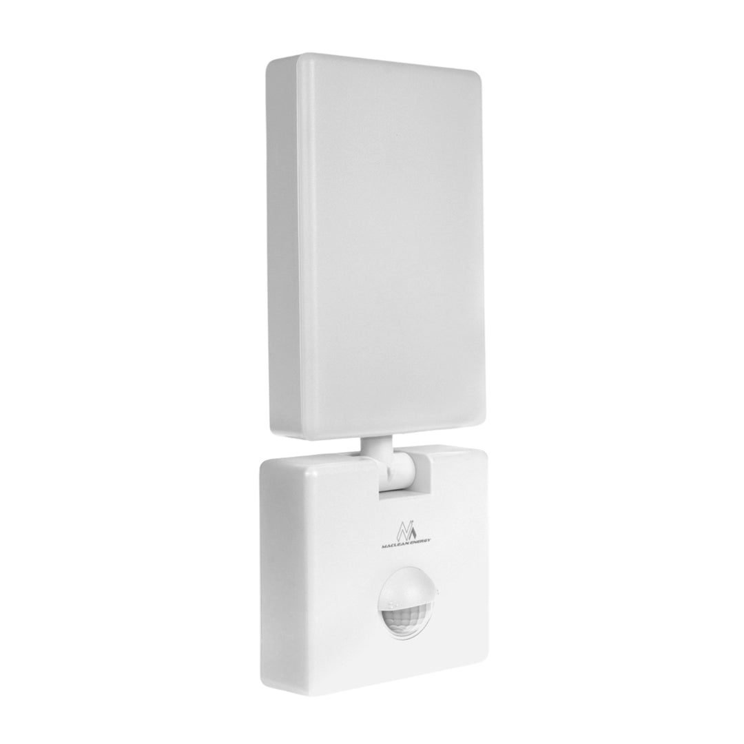 Maclean MCE516 W LED Sensor de movimento e anoitecer ao amanhecer, candeeiro de parede exterior, 10 W, 800 lm, branco neutro 4000 K, à prova de água IP65