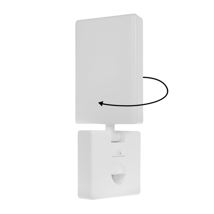 Maclean MCE516 W LED Sensor de movimento e anoitecer ao amanhecer, candeeiro de parede exterior, 10 W, 800 lm, branco neutro 4000 K, à prova de água IP65