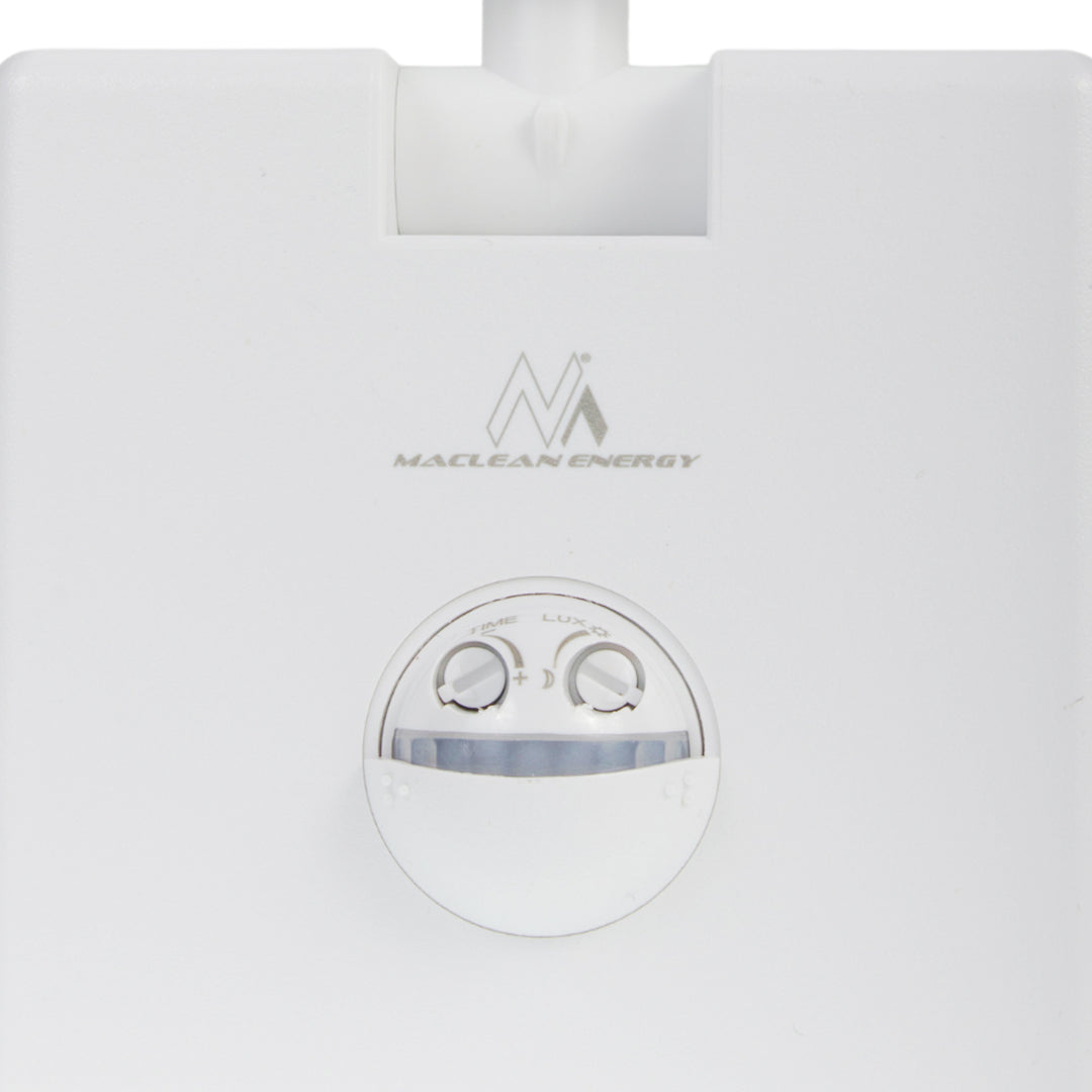 Maclean MCE516 W LED Sensor de movimento e anoitecer ao amanhecer, candeeiro de parede exterior, 10 W, 800 lm, branco neutro 4000 K, à prova de água IP65