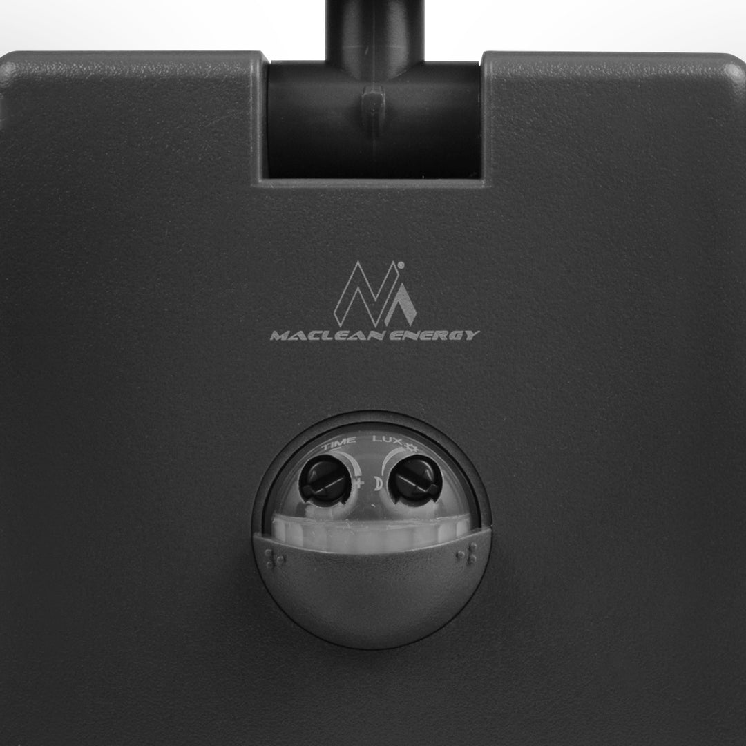 Maclean MCE516 GR Luz LED com sensor de movimento e anoitecer ao amanhecer, candeeiro de parede exterior, 10 W, 800 lm, branco neutro 4000 K, à prova de água IP65