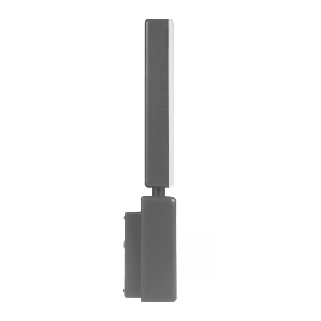 Luminária de parede LED Maclean MCE514 GR, iluminação de parede exterior, 10 W, 700 lm, branco neutro 4000 K, à prova de água IP65