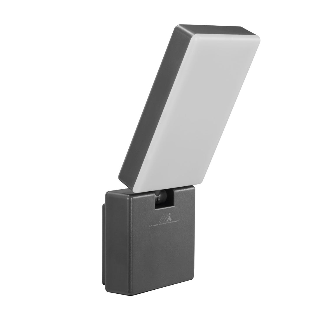 Luminária de parede LED Maclean MCE514 GR, iluminação de parede exterior, 10 W, 700 lm, branco neutro 4000 K, à prova de água IP65