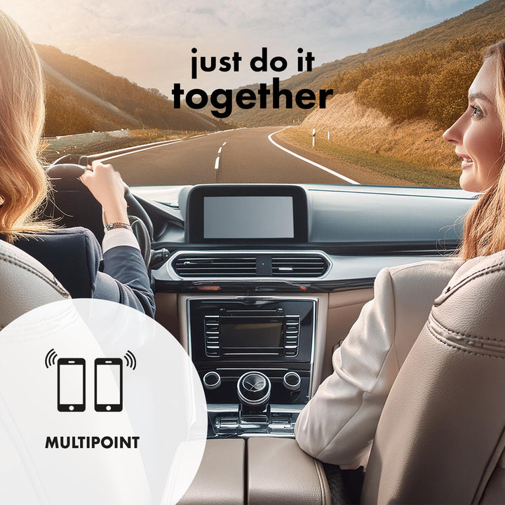 El kit manos libres Bluetooth 5.0 Audiocore AC475 es compatible con Google y Siri