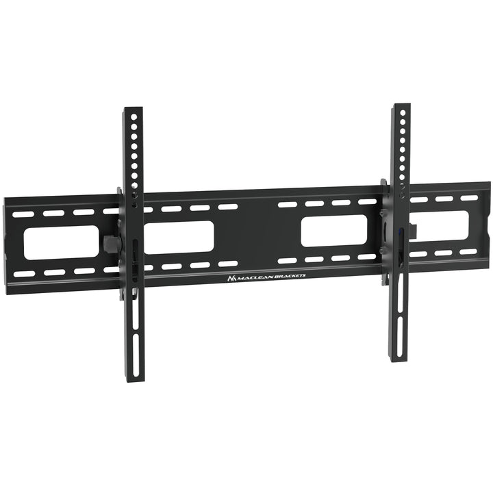Suporte de parede para TV Maclean MC-422, suporte de parede para TV com ecrãs de 43 a 100 polegadas, VESA máx. 800x400, carga máxima de 120 kg, regulação da inclinação de +15° a -15°