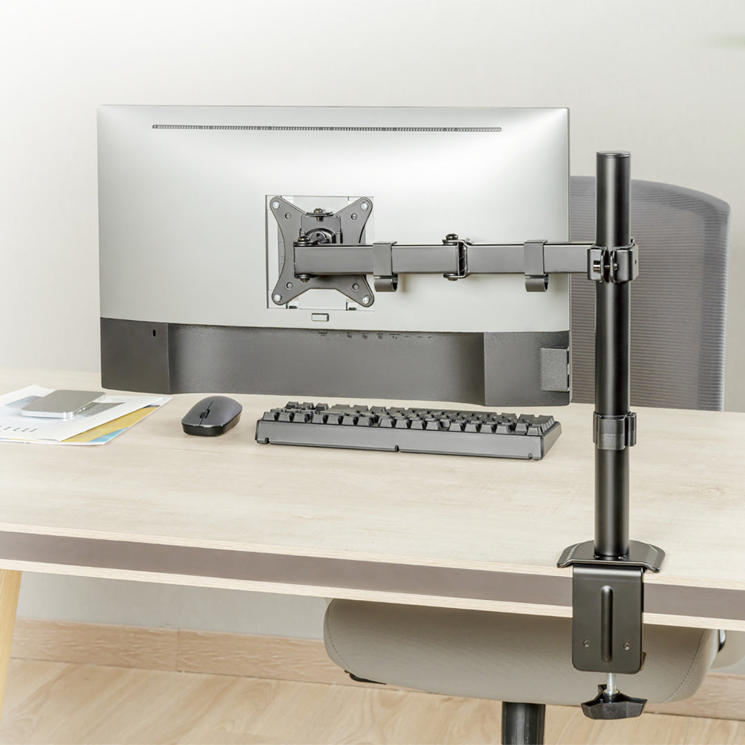 Suporte de secretária para monitor LCD Maclean MC-753N, 17-32", 9 kg, braço duplo VESA 75x75 e 100x100