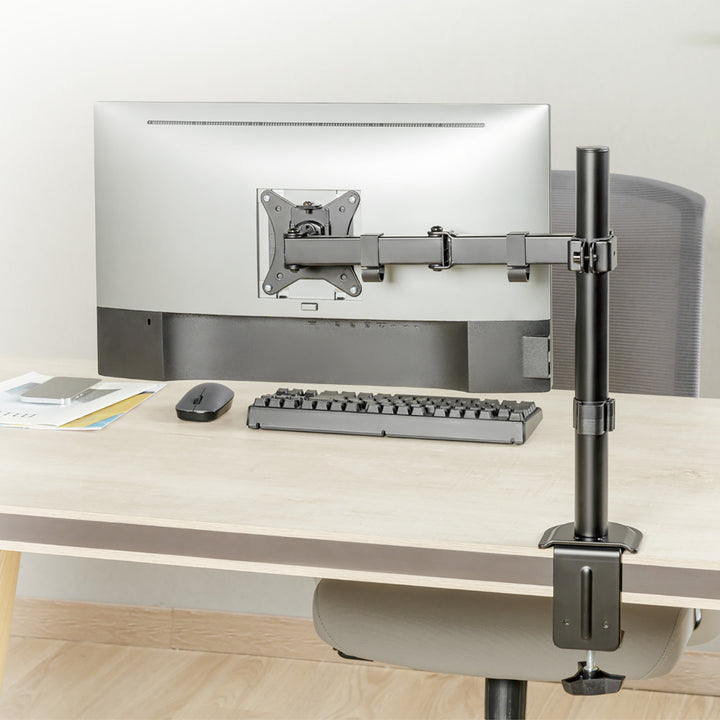 Suporte de secretária para monitor LCD Maclean MC-753N, 17-32", 9 kg, braço duplo VESA 75x75 e 100x100