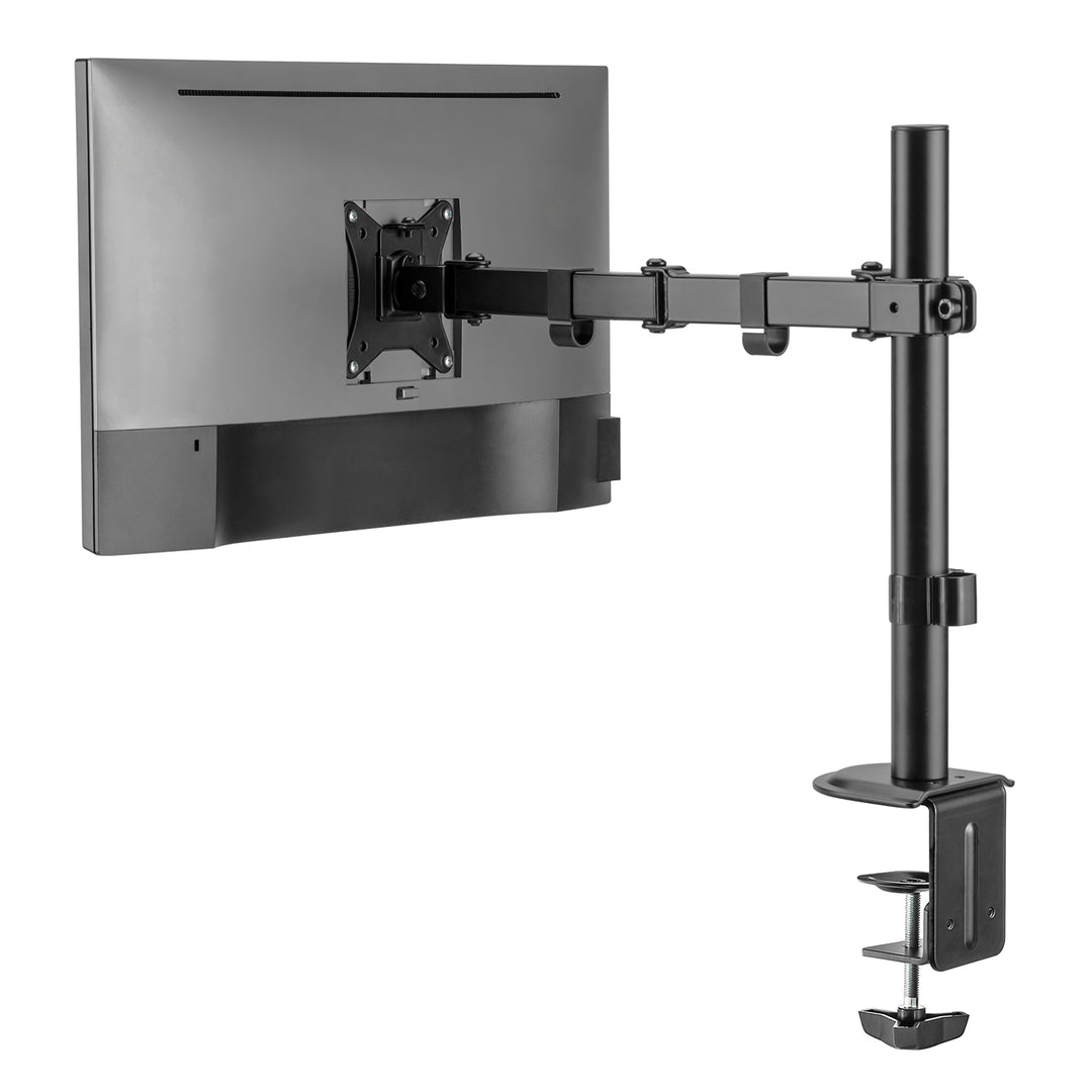 Suporte de secretária para monitor LCD Maclean MC-753N, 17-32", 9 kg, braço duplo VESA 75x75 e 100x100