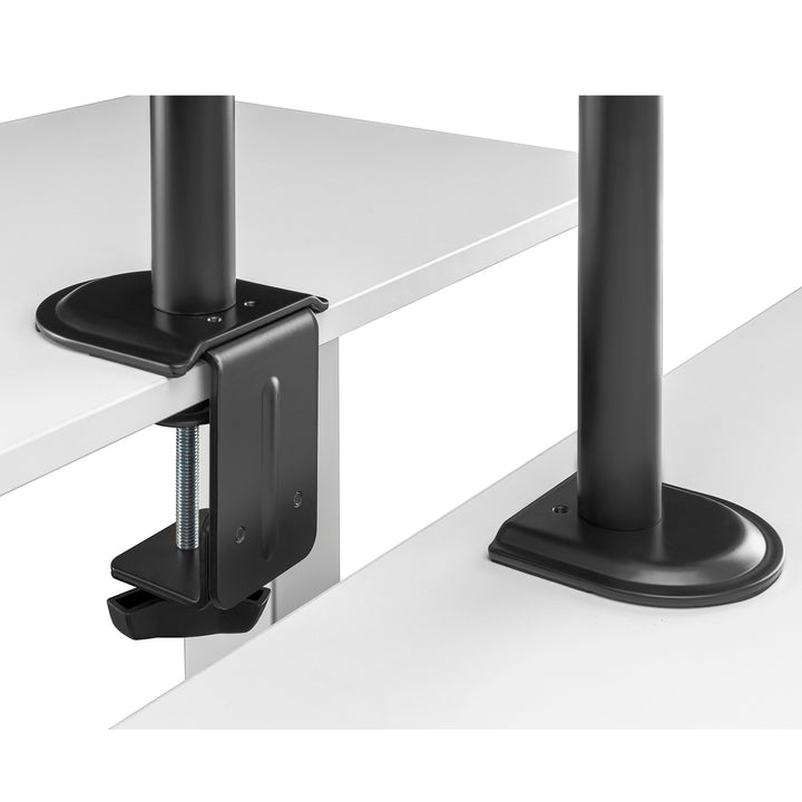 Suporte de secretária para monitor LCD Maclean MC-753N, 17-32", 9 kg, braço duplo VESA 75x75 e 100x100