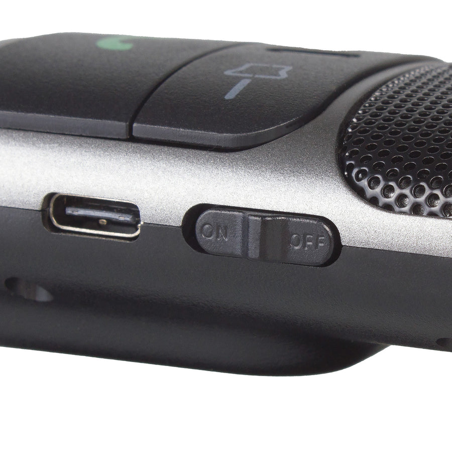 Kit manos libres Bluetooth 5.0 Audiocore AC480 A2DP con altavoz de 2 W, compatible con Google y Siri