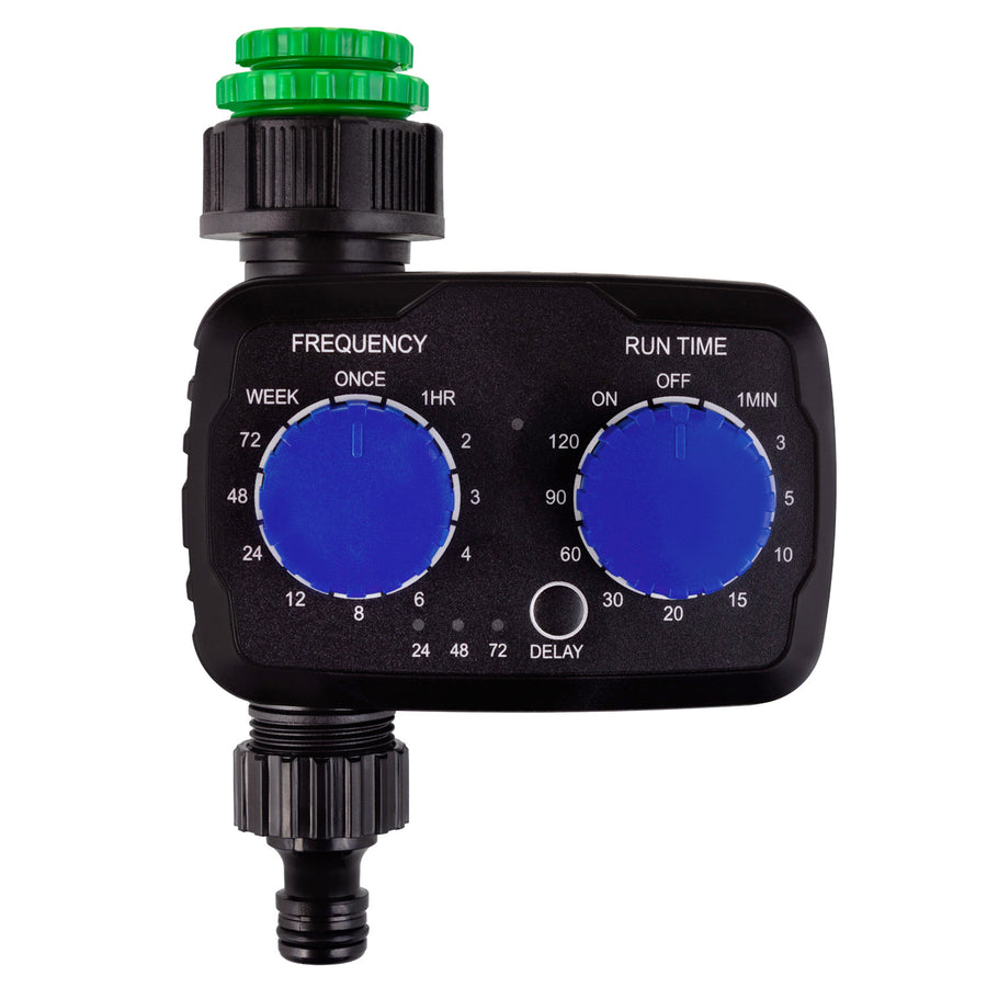Controlador de Rega Electrónico GreenBlue, Programador, 2x 1,5 V AA, Fonte de Alimentação, GB391