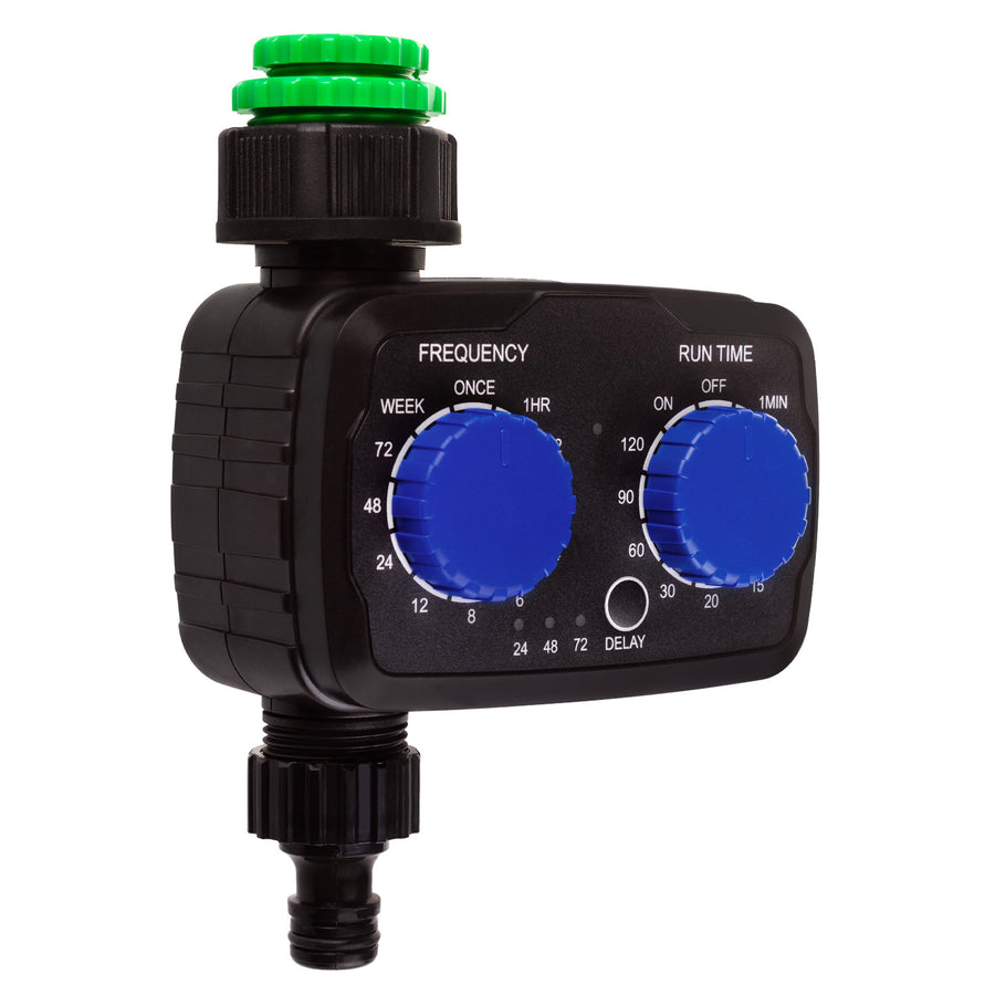 Controlador de Rega Electrónico GreenBlue, Programador, 2x 1,5 V AA, Fonte de Alimentação, GB391