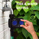 Controlador de Rega Electrónico GreenBlue, Programador, 2x 1,5 V AA, Fonte de Alimentação, GB391