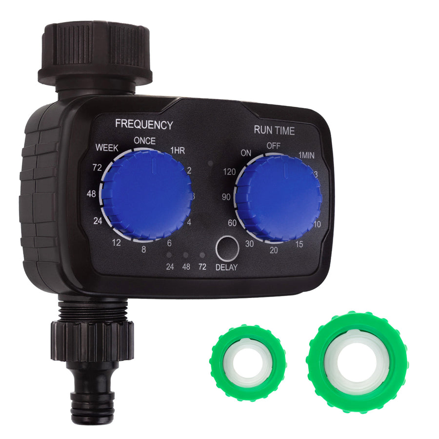 Controlador de Rega Electrónico GreenBlue, Programador, 2x 1,5 V AA, Fonte de Alimentação, GB391