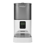 GreenBlue GB393 Dispensador de comida automático, Comedero para mascotas, Alimentador de 6L, USB 5V1A
