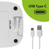 GreenBlue GB393 Dispensador de comida automático, Comedero para mascotas, Alimentador de 6L, USB 5V1A