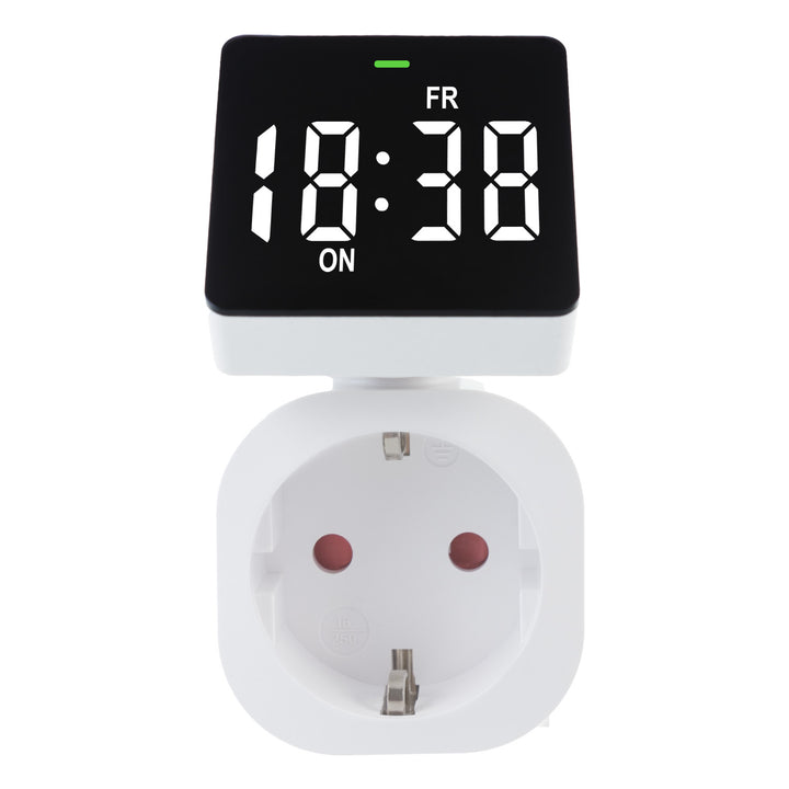 GreenBlue GB610 F Interruptor de Tempo Digital - Temporizador - Programador, Carga Máxima 16A, IP20
