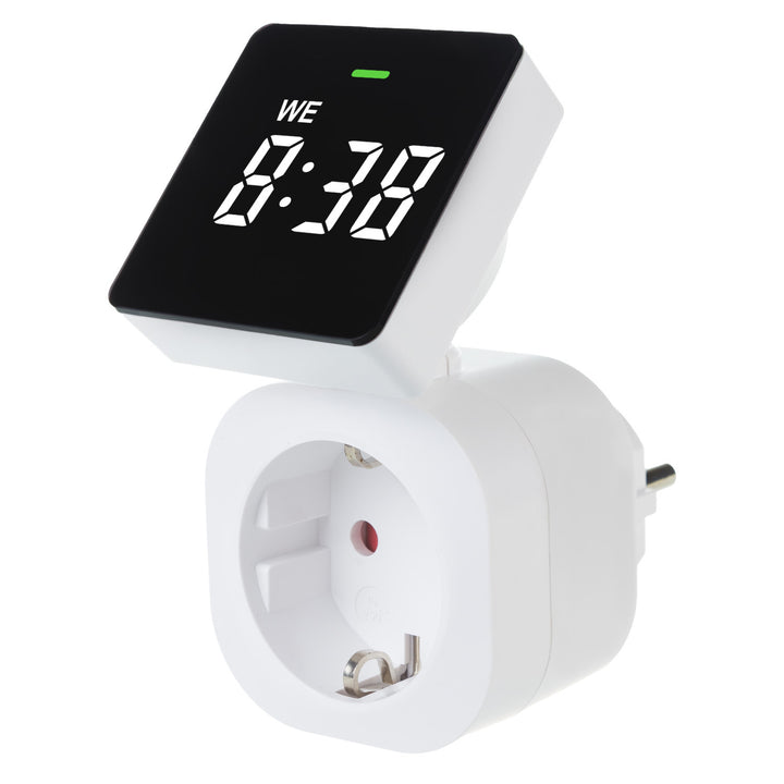 GreenBlue GB610 F Interruptor de Tempo Digital - Temporizador - Programador, Carga Máxima 16A, IP20