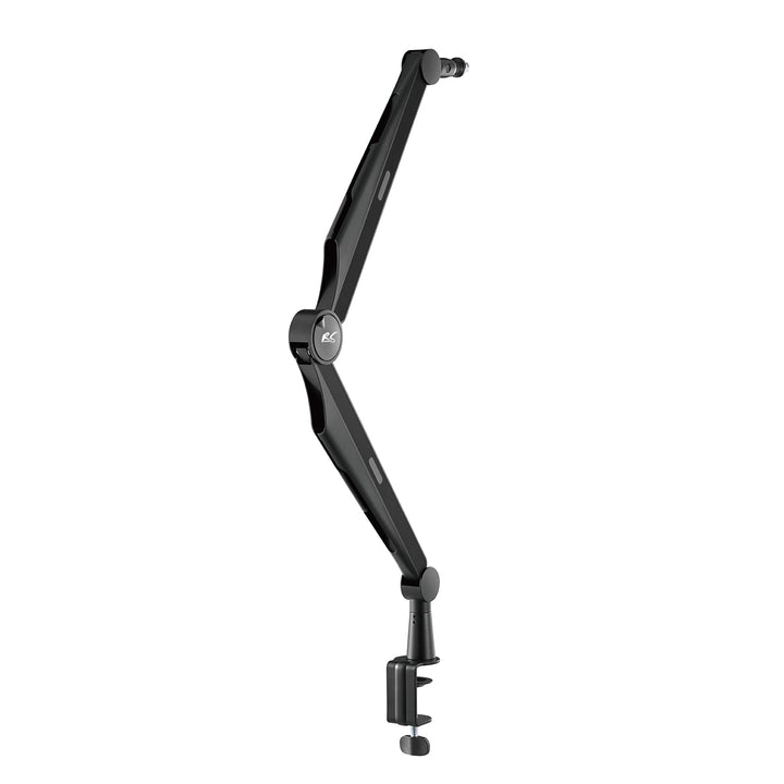 Suporte para microfone NanoRS RS422 com roscas de 3/8" e 5/8" para mesa, carga máxima de 1 kg | Altura regulável até 84,7 cm | Rotação de 360° | Com gestão de cabos | Ideal para estúdio e streaming