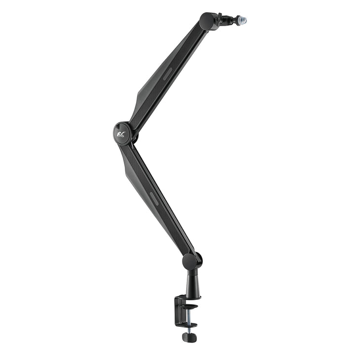 Suporte para microfone NanoRS RS422 com roscas de 3/8" e 5/8" para mesa, carga máxima de 1 kg | Altura regulável até 84,7 cm | Rotação de 360° | Com gestão de cabos | Ideal para estúdio e streaming