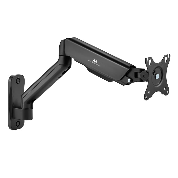 Maclean MC-332 Soporte de Pared Universal para Monitor de Doble Brazo | Pantallas Planas y Curvas de 17-32" | VESA 75x75 y 100x100 | Giratorio, Inclinable | Carga máx. 9 kg