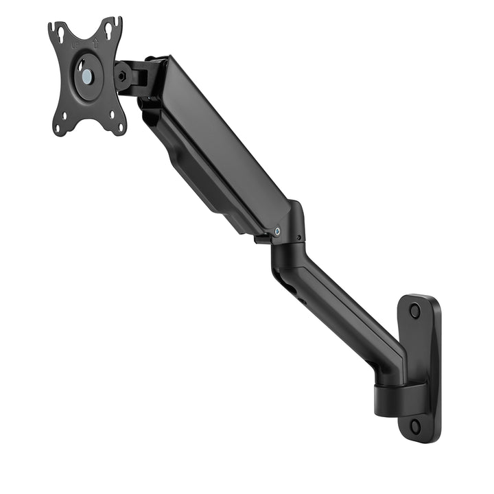 Maclean MC-332 Soporte de Pared Universal para Monitor de Doble Brazo | Pantallas Planas y Curvas de 17-32" | VESA 75x75 y 100x100 | Giratorio, Inclinable | Carga máx. 9 kg