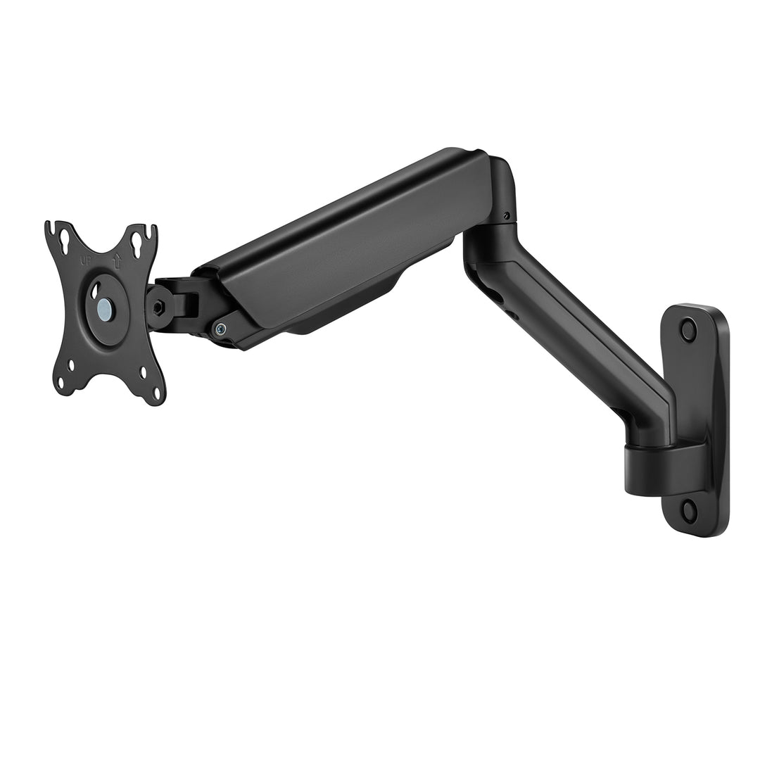 Maclean MC-332 Soporte de Pared Universal para Monitor de Doble Brazo | Pantallas Planas y Curvas de 17-32" | VESA 75x75 y 100x100 | Giratorio, Inclinable | Carga máx. 9 kg