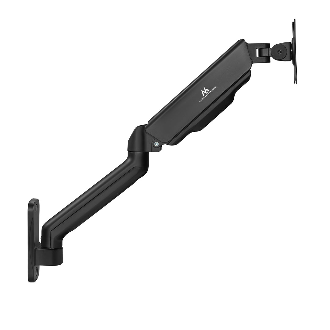 Maclean MC-332 Soporte de Pared Universal para Monitor de Doble Brazo | Pantallas Planas y Curvas de 17-32" | VESA 75x75 y 100x100 | Giratorio, Inclinable | Carga máx. 9 kg