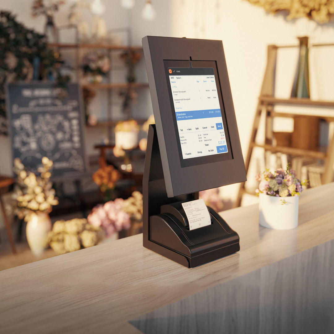 Maclean MC-336 Suporte POS para tablet e impressora, carga máxima de 1 kg