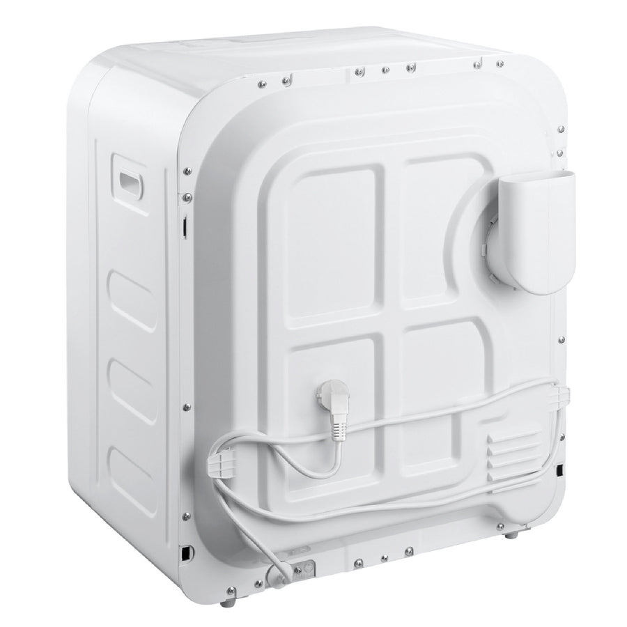 Secador elétrico de carregamento frontal Green Blue GB410, capacidade de 3 kg, 830 W, classe C, 5 programas, dimensões compactas 49,5 x 46 x 59,5 cm para espaços pequenos