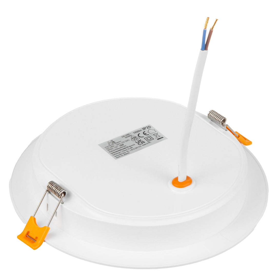 Painel de teto LED Maclean, montagem embutida SLIM, 18 W, branco neutro 4000 K, 170*26 mm, 1800 lm, MCE372 R + adaptador de montagem em superfície MCE377 R