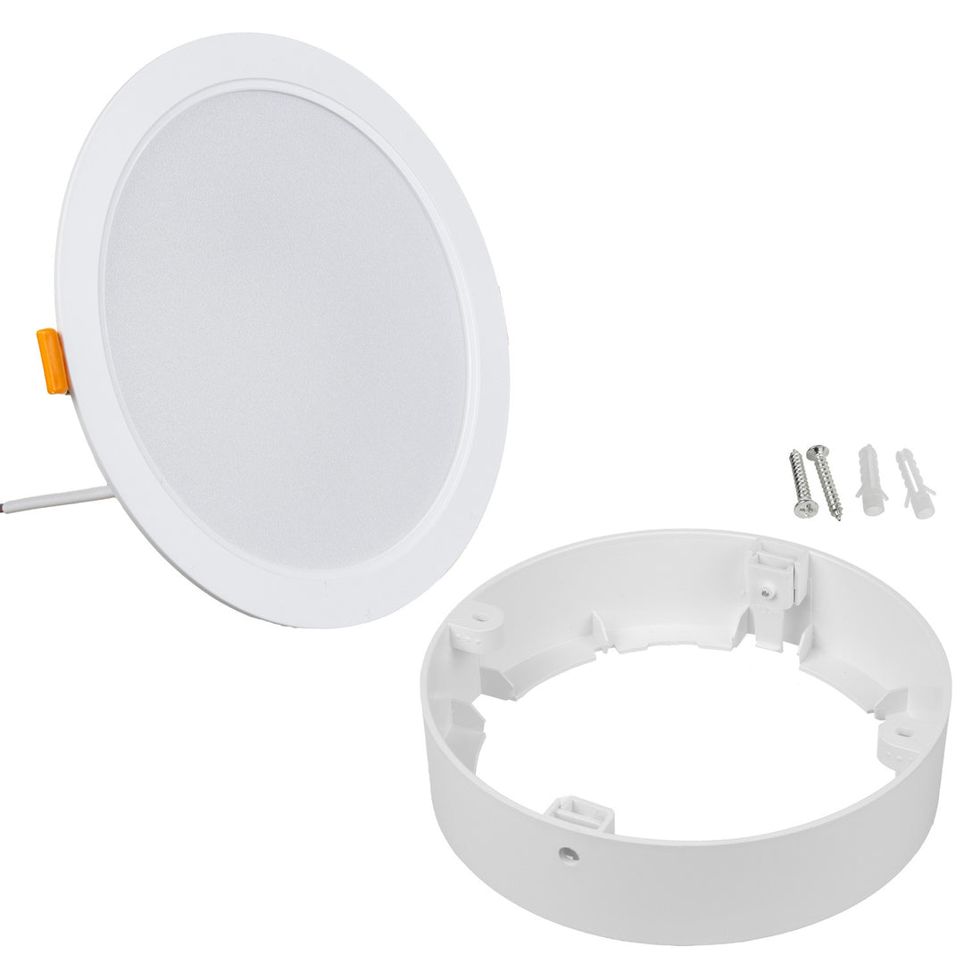 Painel de teto LED Maclean, montagem embutida SLIM, 18 W, branco neutro 4000 K, 170*26 mm, 1800 lm, MCE372 R + adaptador de montagem em superfície MCE377 R