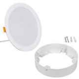 Panel LED de techo Maclean, montaje empotrado SLIM, 18 W, blanco neutro 4000 K, 170*26 mm, 1800 lm, MCE372 R + adaptador de montaje en superficie MCE377 R