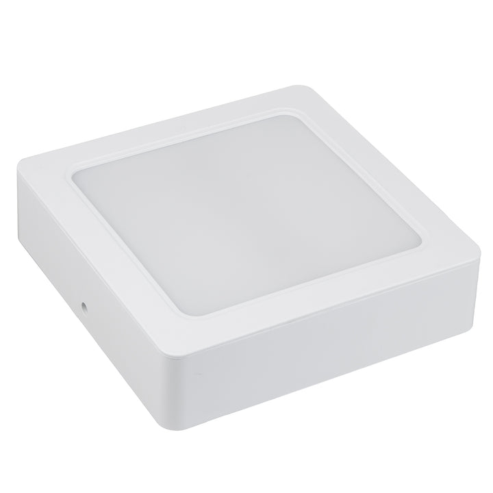 5 painéis de teto LED Maclean, montagem embutida SLIM, 18 W, branco neutro 4000 K, 170 x 170 x 26 mm, 1800 lm, MCE374 S + adaptador de superfície MCE379 S