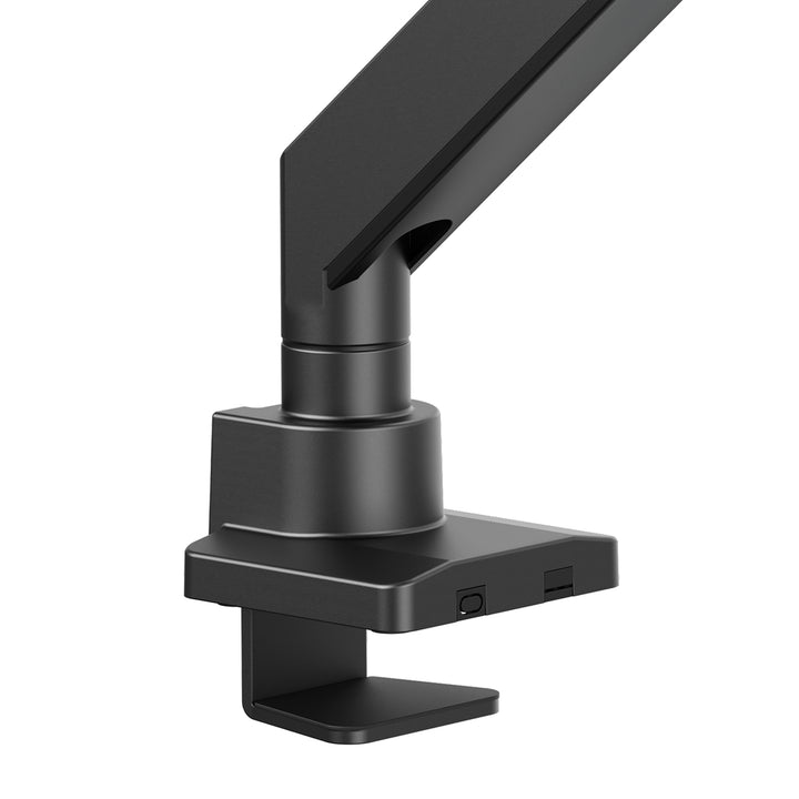 Suporte de monitor com mola a gás de braço duplo Maclean MC-968, para ecrãs de 17 a 57 polegadas, carga máxima de 27 kg