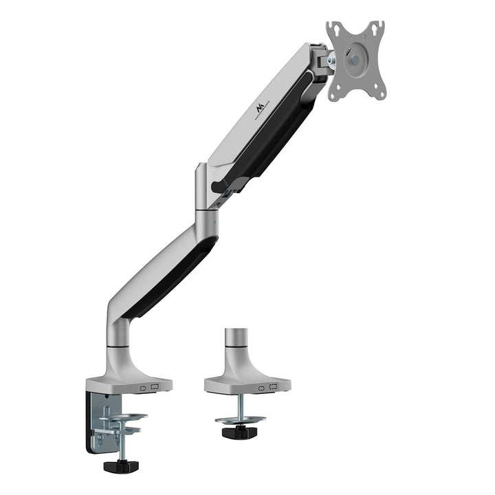 Maclean MC-969 Soporte para monitor, Brazo doble, Soporte con resorte de gas, 17"-45", Carga max. 16 kg